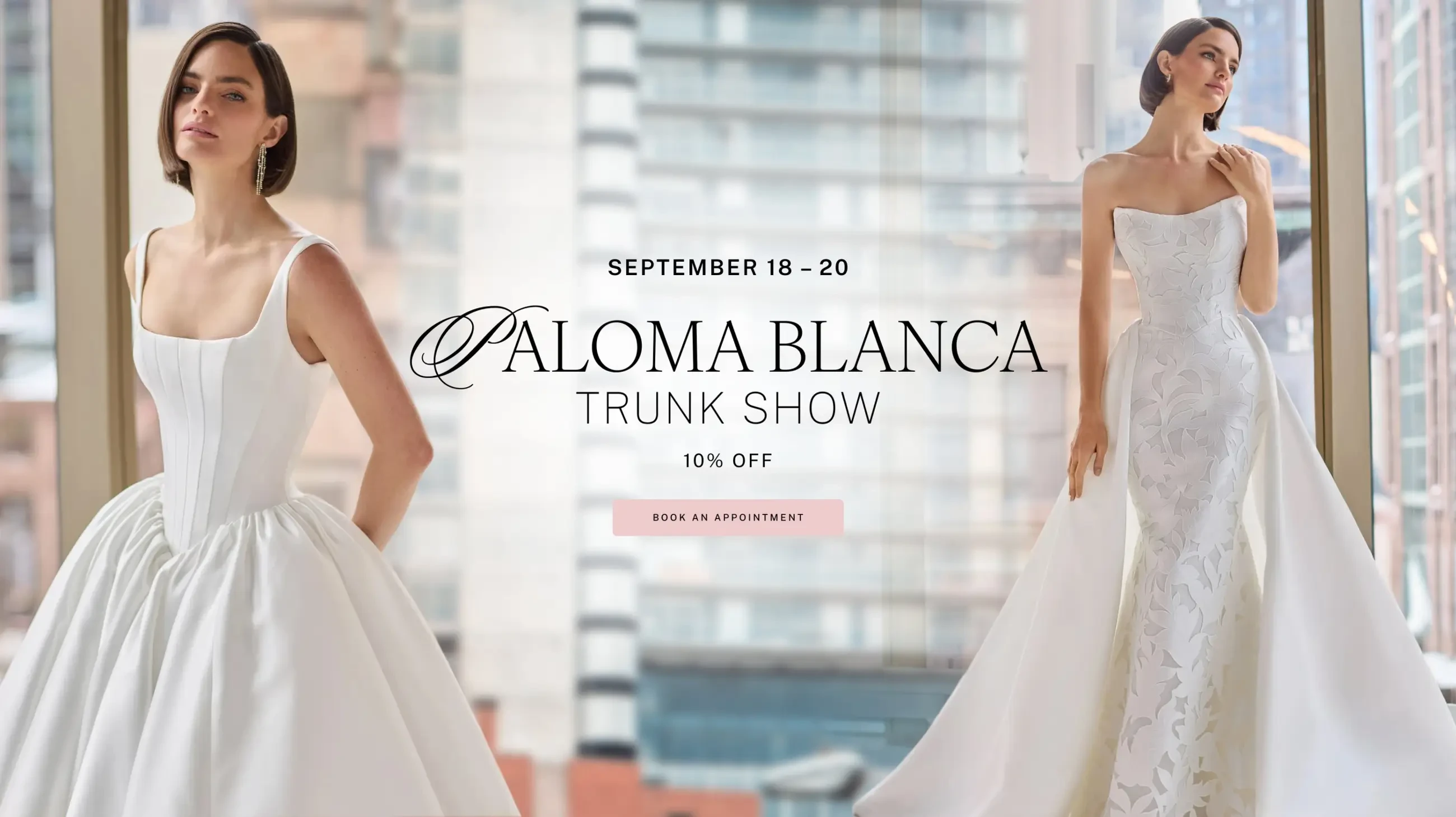 Paloma Blanca Trunk Show